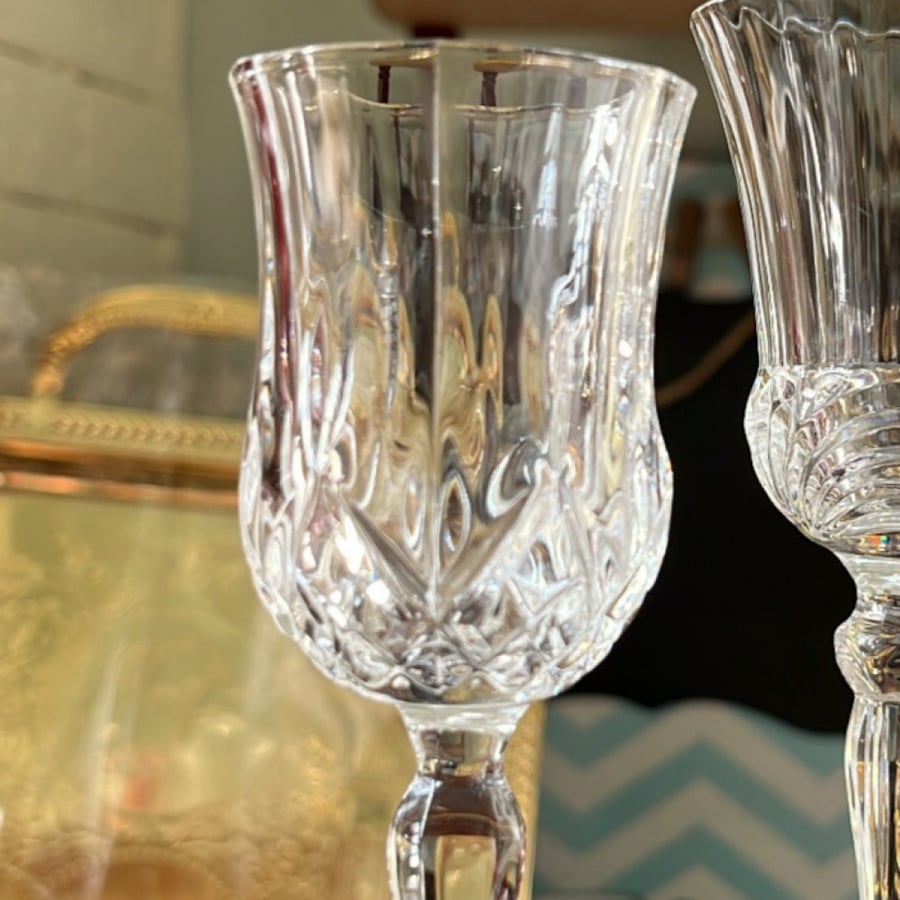 Crystal glasses made in Italy