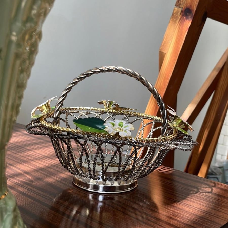 Vintage Basket | iron