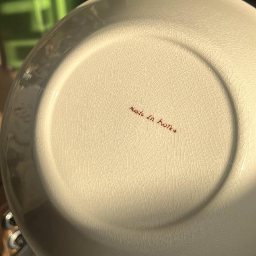 Vintage and rare serving dish Korean made
