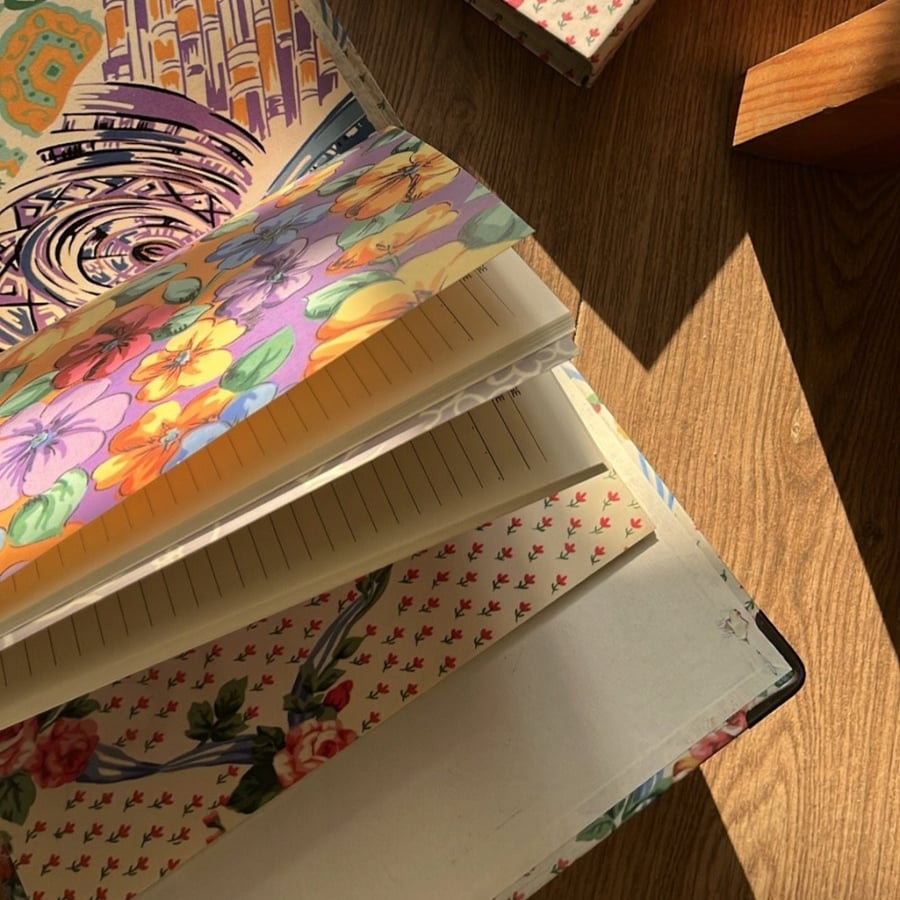A file containing divided notebooks