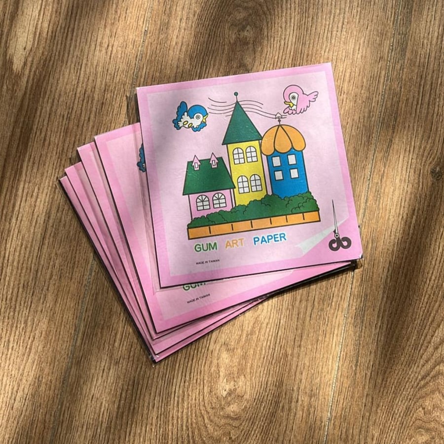 ورق القص واللصق الملون (Gum Art Paper) فنتج اصلي