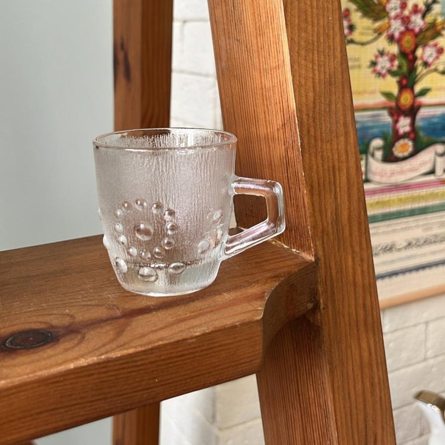Thick Glass Cup | Vintage & Rare