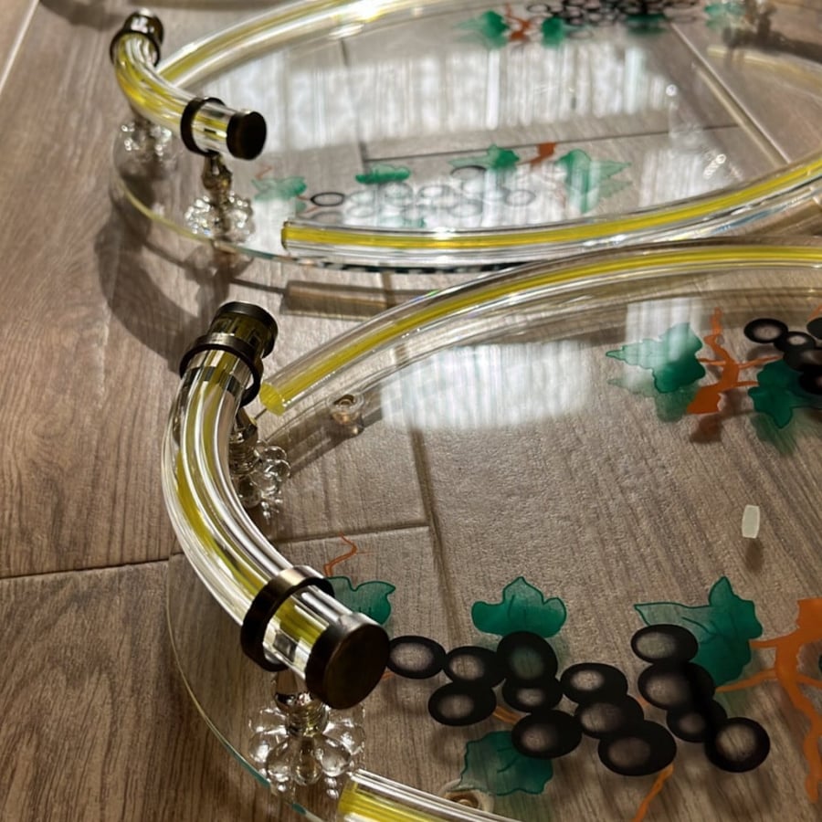Acrylic Trays Set, Vintage Edition
