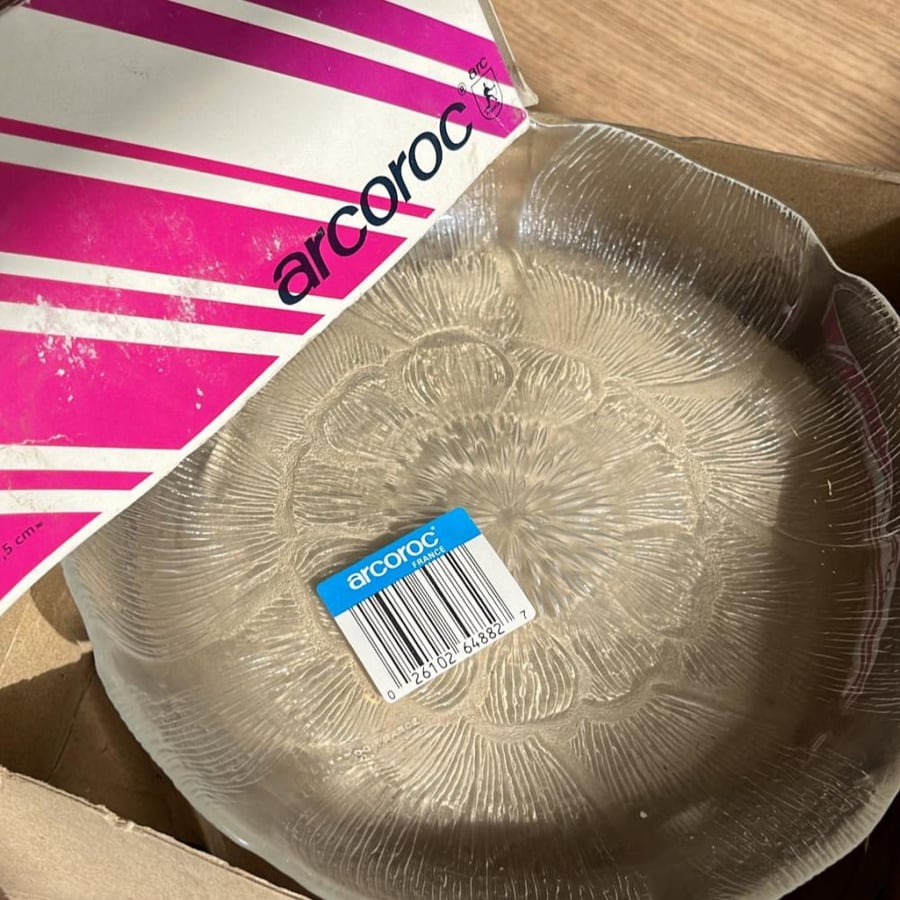 صحن فرنسي فنتج ماركة Arcoroc