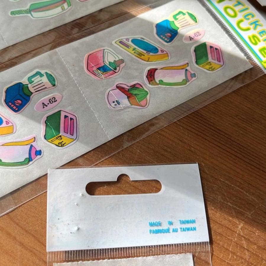Vintage Stickers | Made in Taiwan
