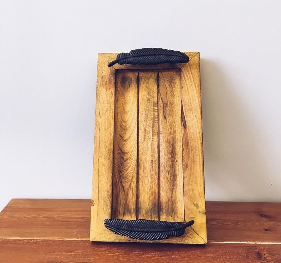 Indian wooden tray