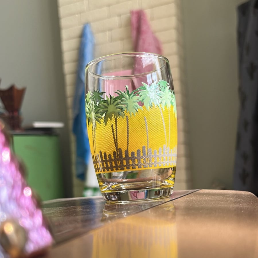 A set of "Vintage Cups" made in Indonesia