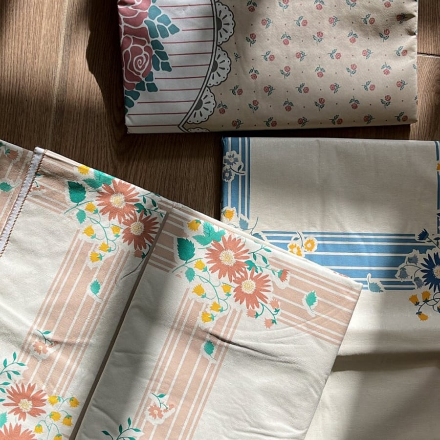 American made tablecloth, antique version