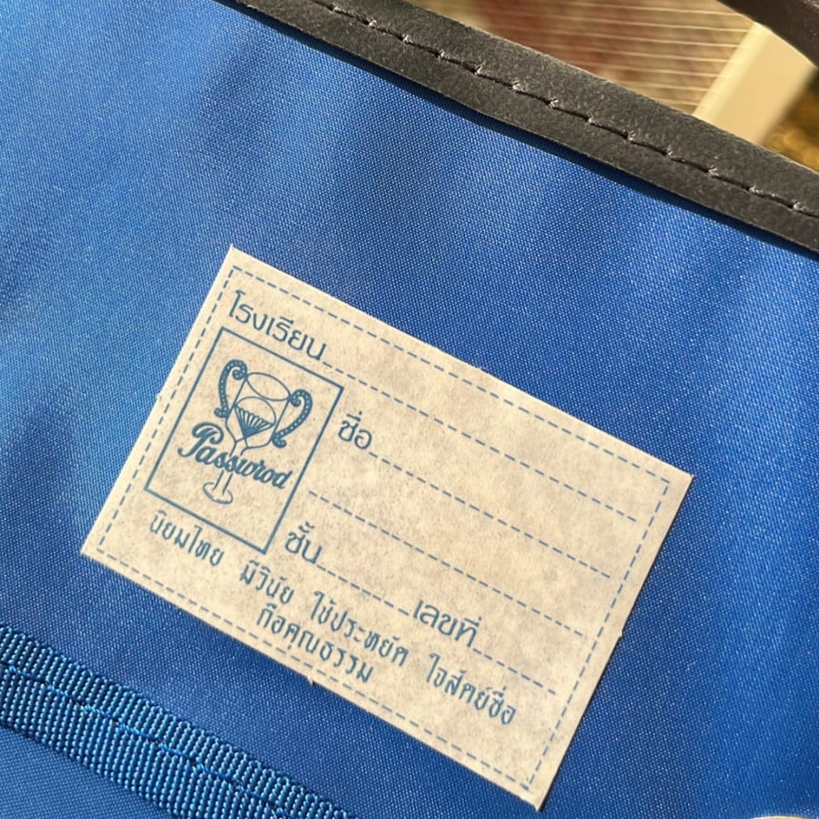 Vintage school bag