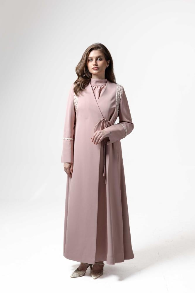 Baby Rose Blazer Abaya