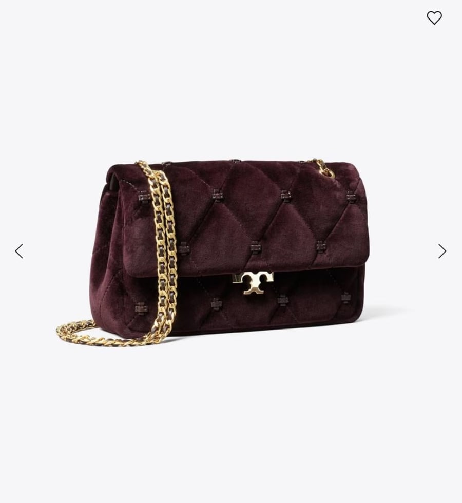حقيبة كتف صغيرة من المخمل مزينة بعقدة الأرنب | Velvet Bunny Knot Shoulder Bag