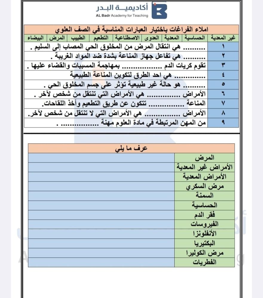 الباقة الألماسية لجميع المواد - صف رابع ابتدائي للفصل الدراسي الأول