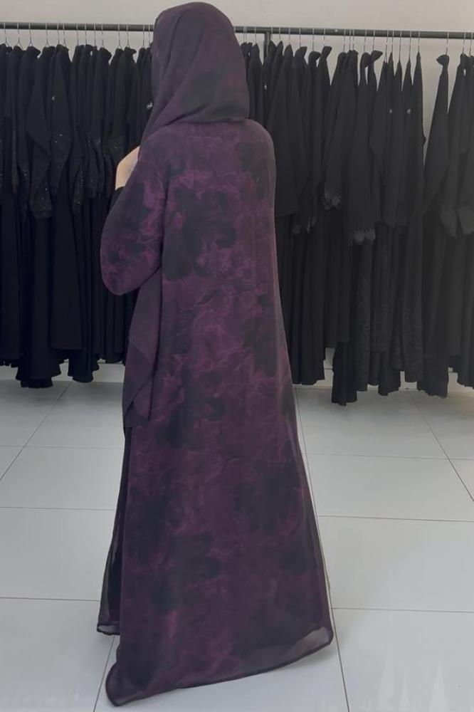 عبايه لميس شيفون مبطن