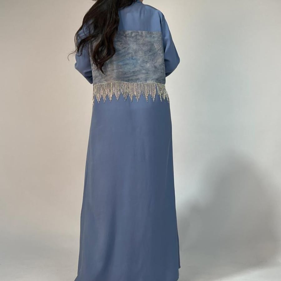 Baby blue dress