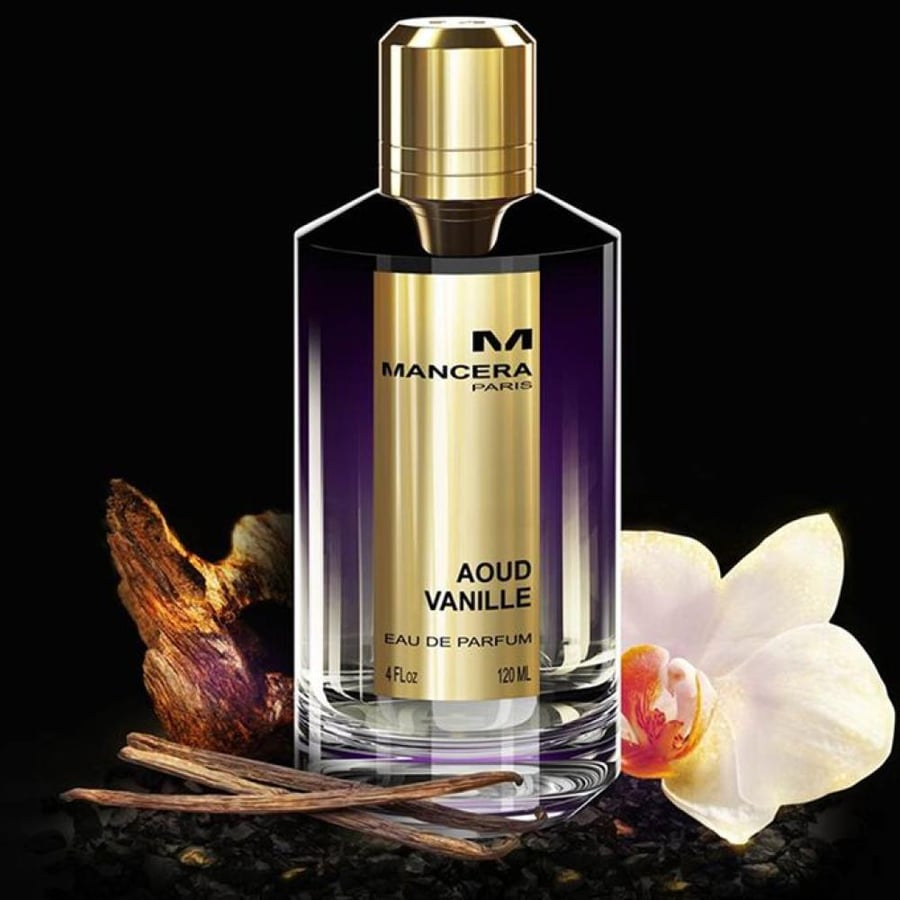 عطر او دو برفيوم عود فانيلا من Mancera 120 مل بنفسجي