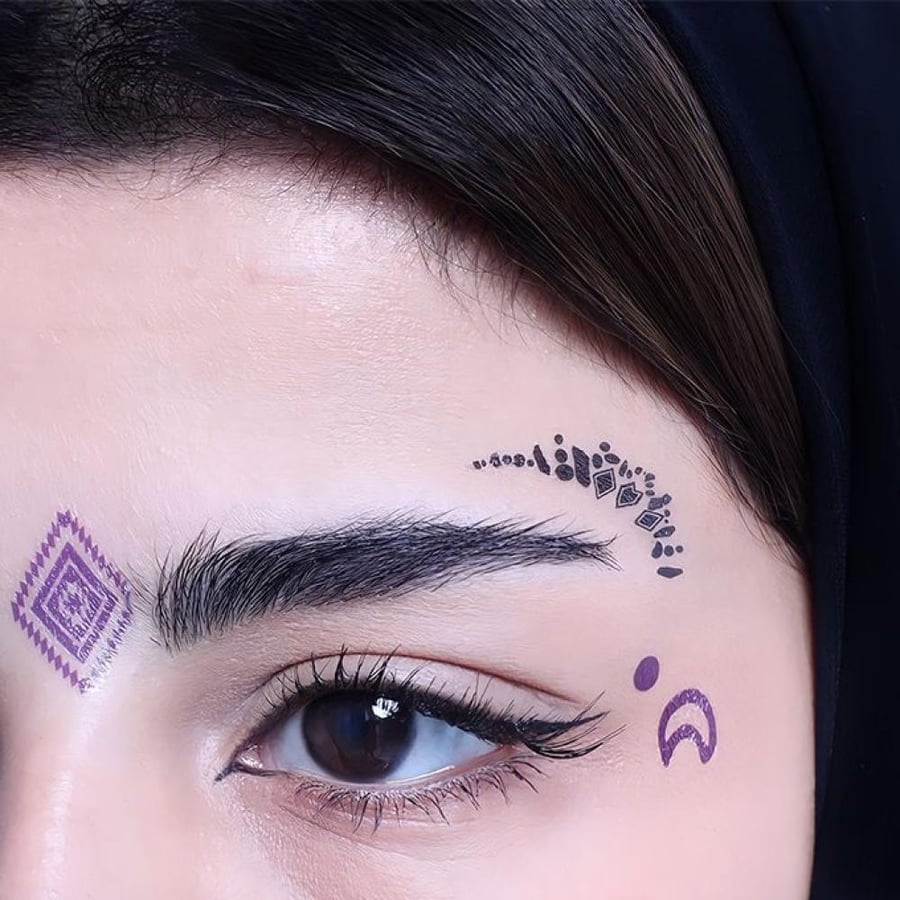 ملصقات تاتو مؤقتة مجموعة وطن من بيلي بتصاميم وطنية