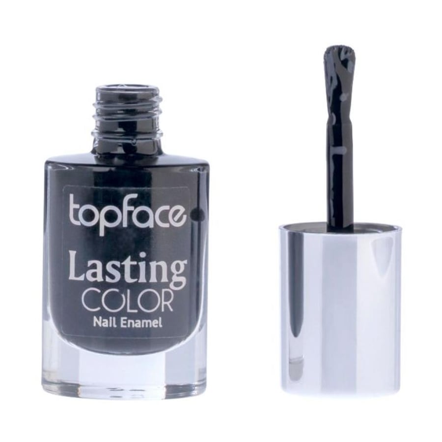 طلاء أظافر لاستنق كولور من Topface درجة 063 أسود زجاجي