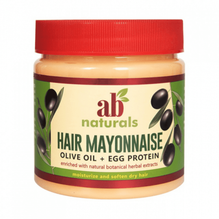 كريم المايونيز للشعر من ab naturals بزيت الزيتون وبروتين البيض 500مل