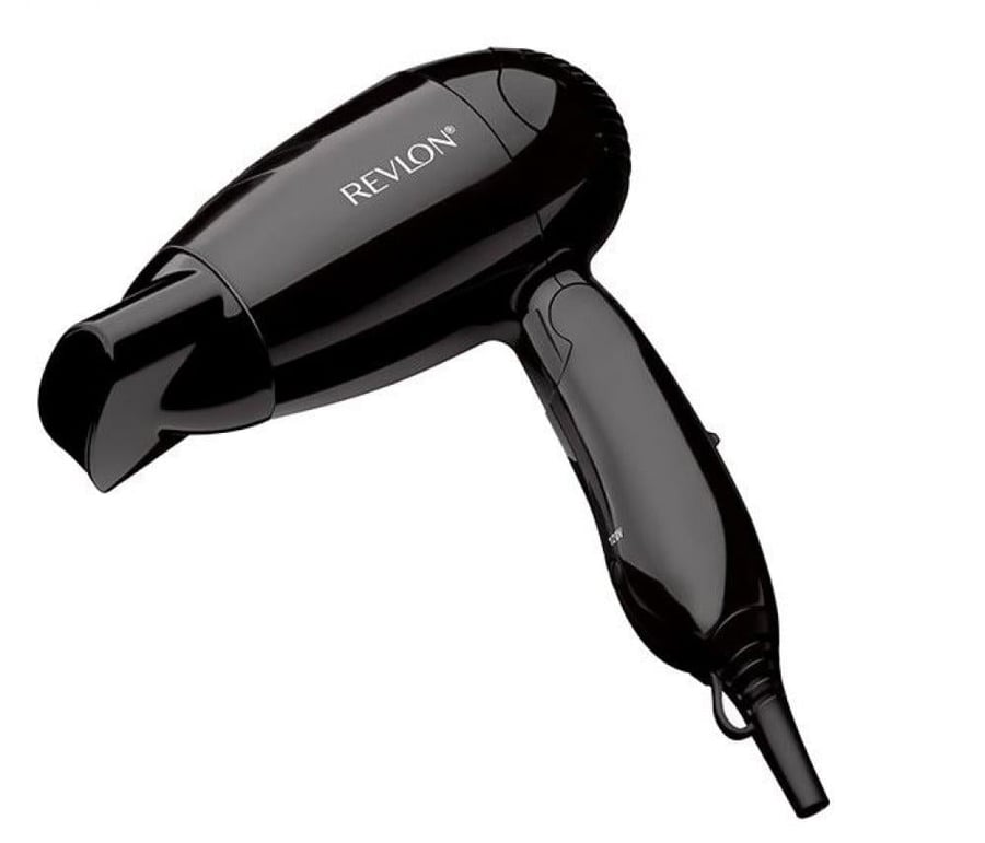 مجفف شعر سفر من REVLON بقوة 1200 واط ومقبض قابل للطي