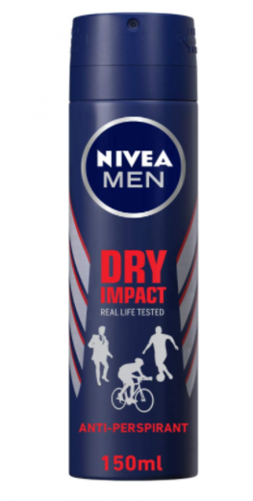 بخاخ مضاد للعرق من NIVEA MEN دراي ايمباكت بحماية 150 مل