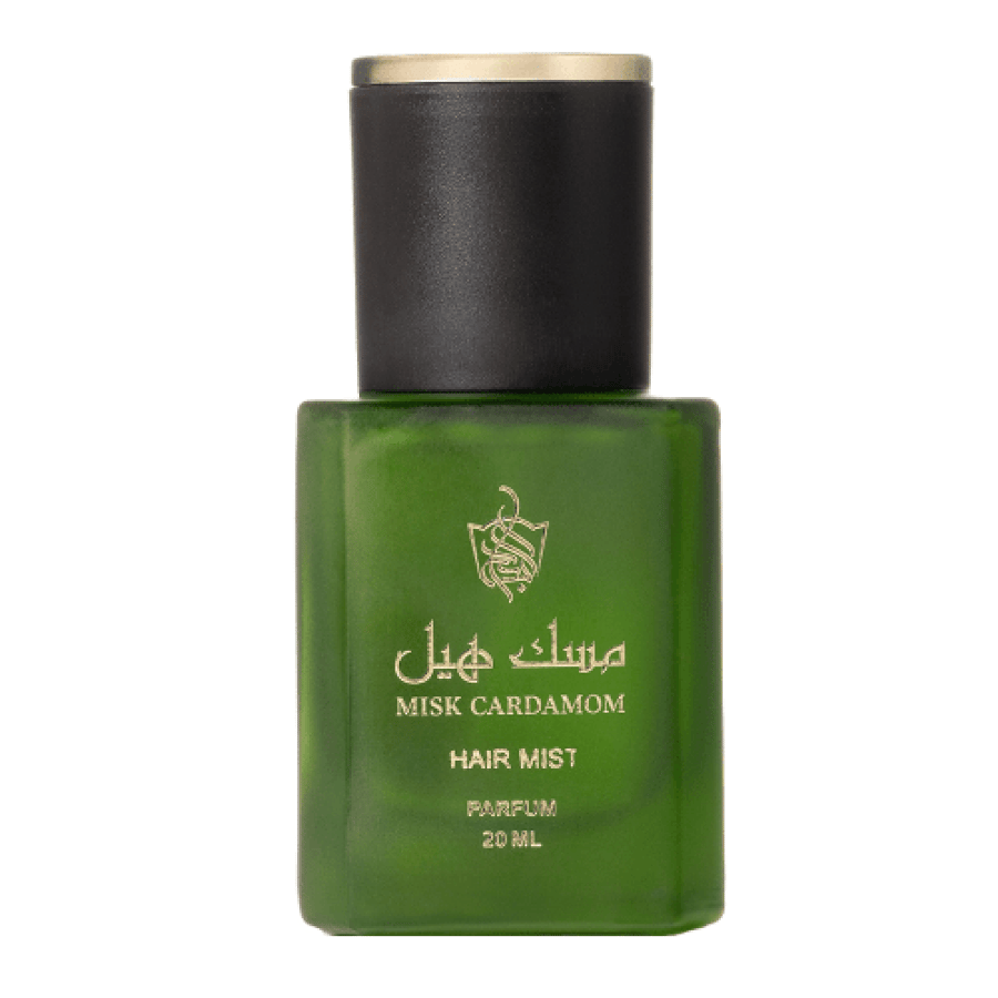 عطر شعر مسك الهيل من Enath 20 مل زجاجة خضراء أنيقة