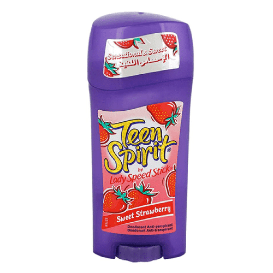 مزيل عرق ستيك Teen Spirit من Lady Speed Stick سويت ستروبيري 65غ