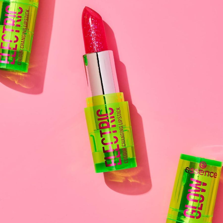 أحمر شفاه جلو إليكتريك من إيسنس شفاف متلألئ 4 ألوان Green Pink White Black