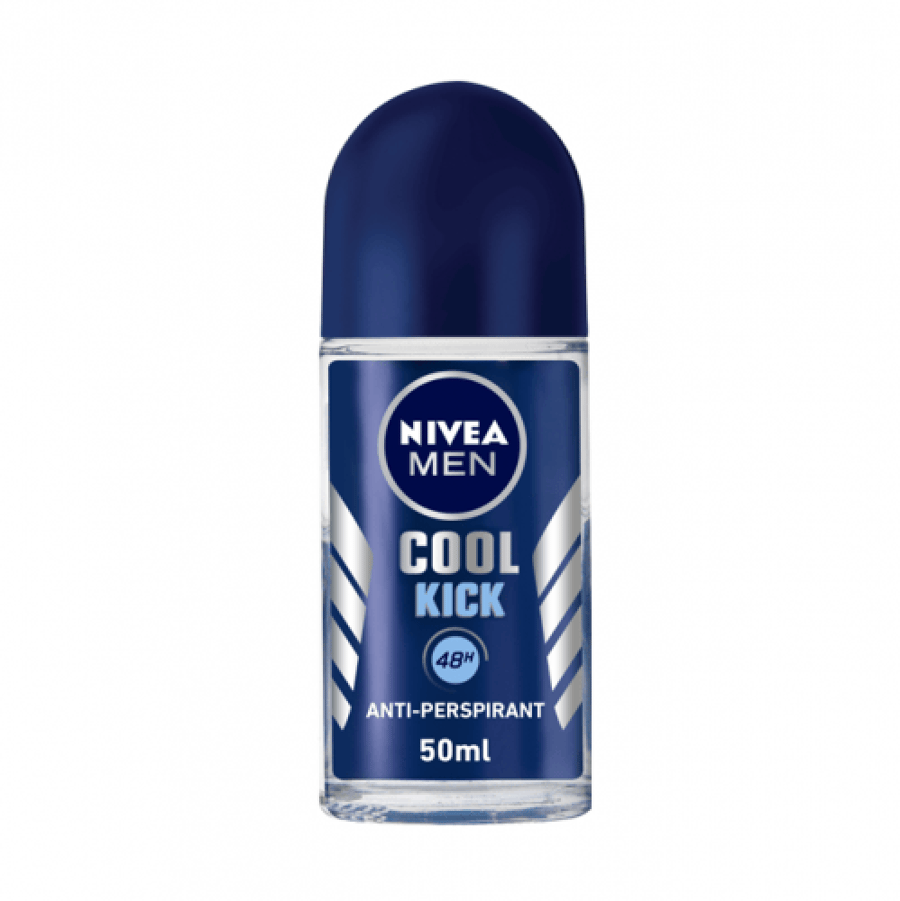 مزيل العرق رول أون كوول كيك للرجال من NIVEA 50 مل أزرق منعش