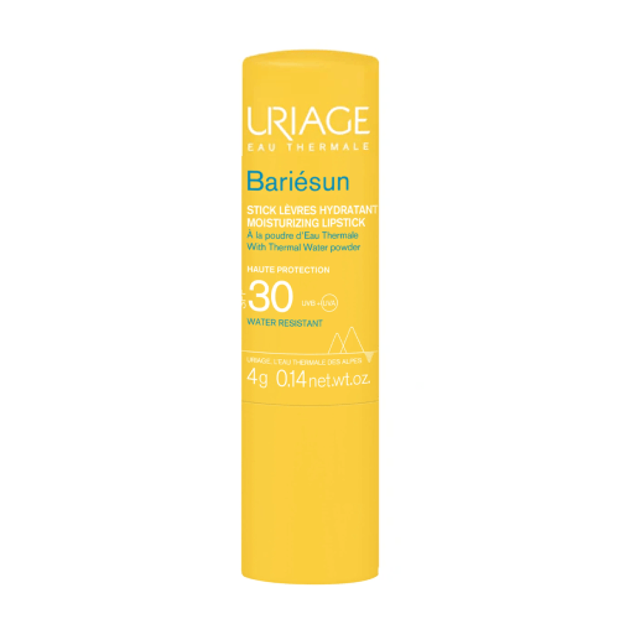 مرطب شفاه باري سن spf30 من uriage 4 جم لون أصفر