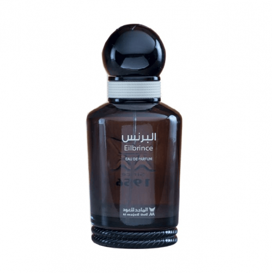 عطر رجالي او دو برفيوم البرنس كلاسيك من الماجد للعود بني داكن 2446