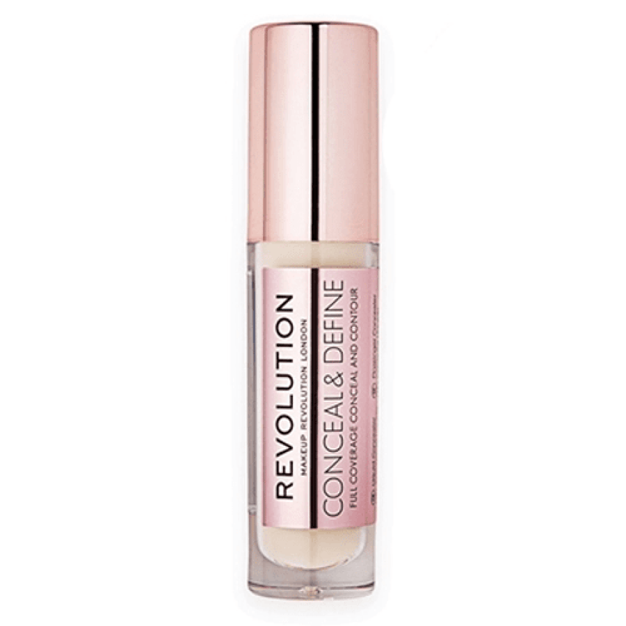 كونسيلر Conceal Define من Makeup Revolution بغطاء روز جولد