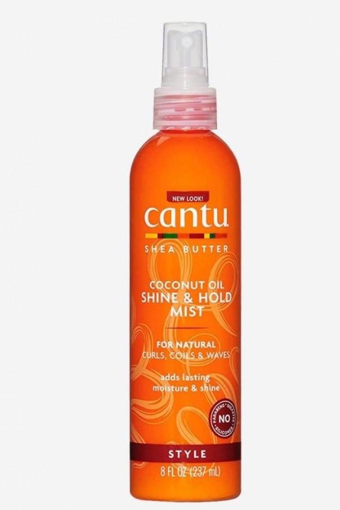 رذاذ زيت ملمع للشعر من Cantu بزبدة الشيا وجوز الهند 237 مل