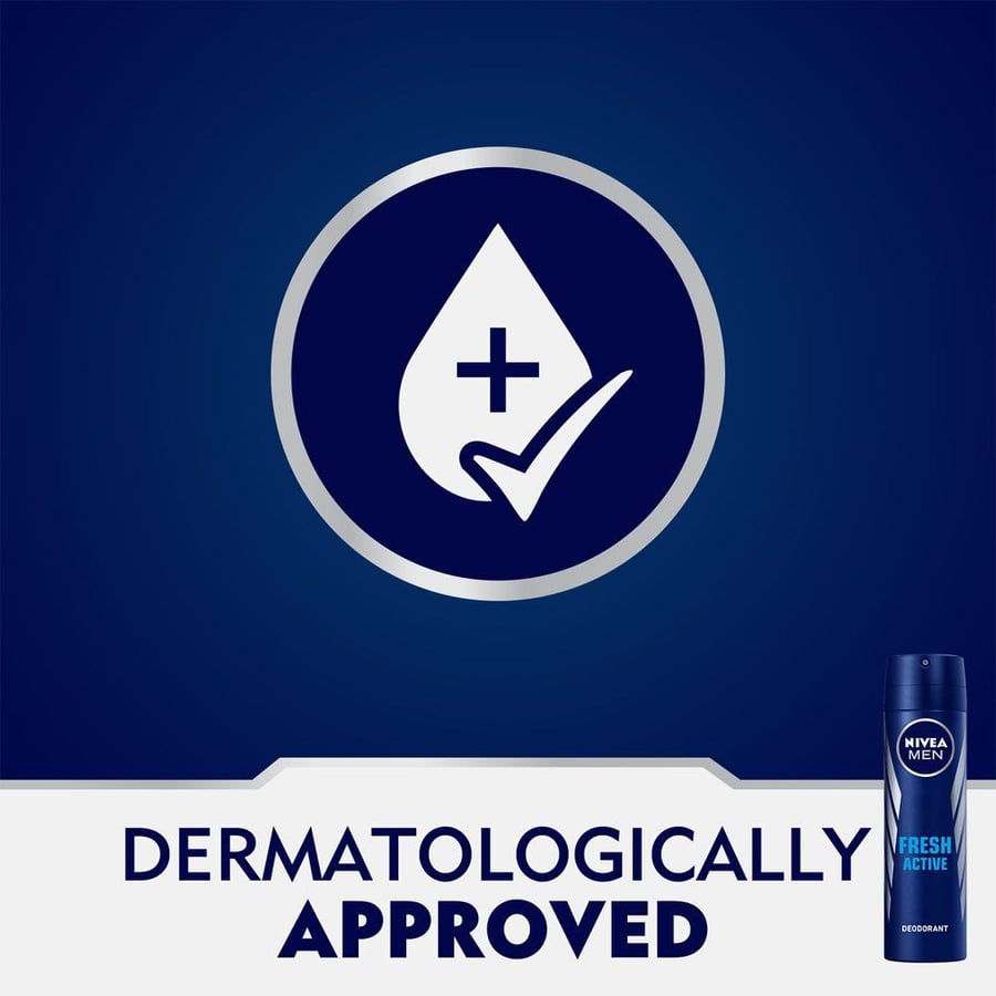 بخاخ مزيل العرق فريش اكتيف للرجال من NIVEA 150 مل