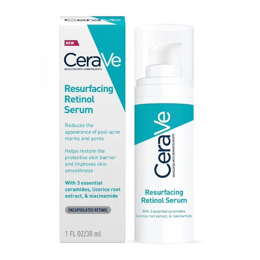 سيروم ريتينول ريسورفاسينج من CeraVe 30 مل مع نياسيناميد