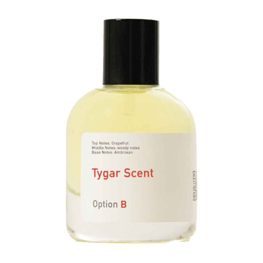 عطر فواح تايجر سنت 50 مل زجاجي أصفر مع غطاء أسود
