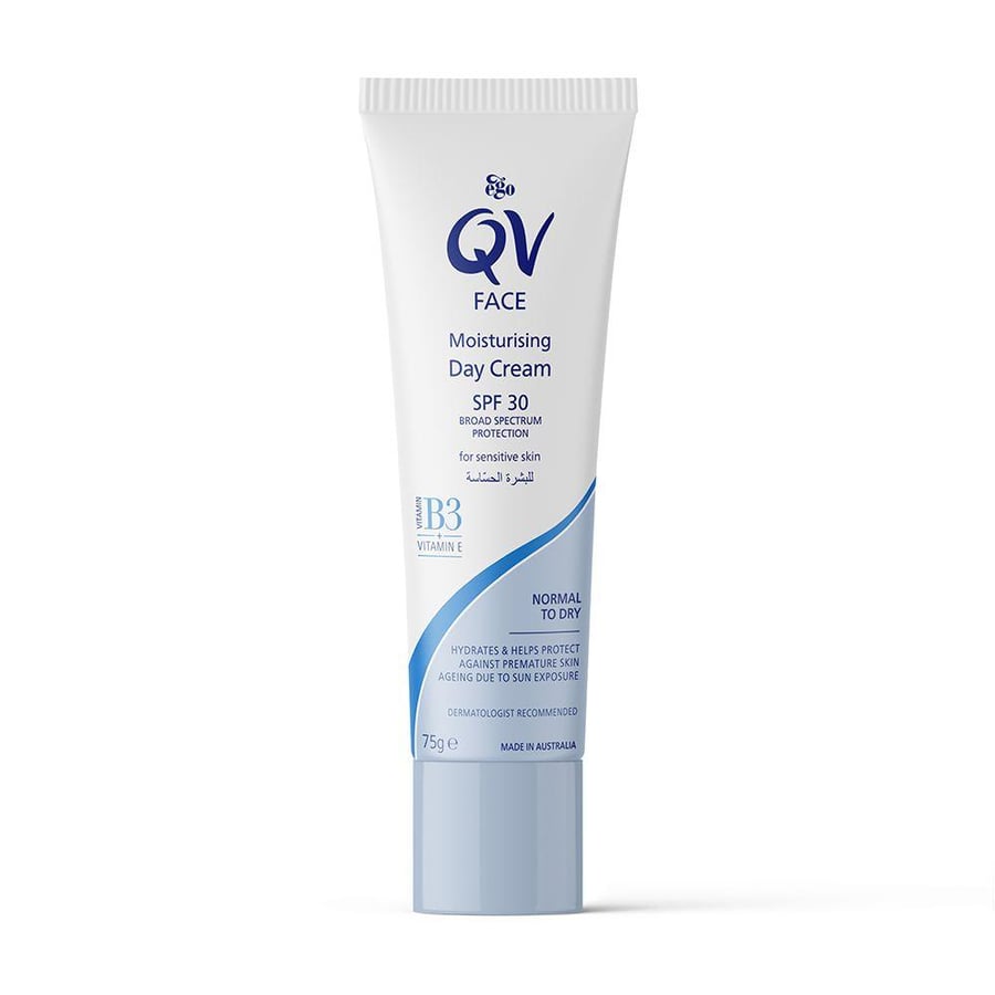 كريم نهاري مرطب للوجه مع حماية SPF30 للبشرة الحساسة 75 جم