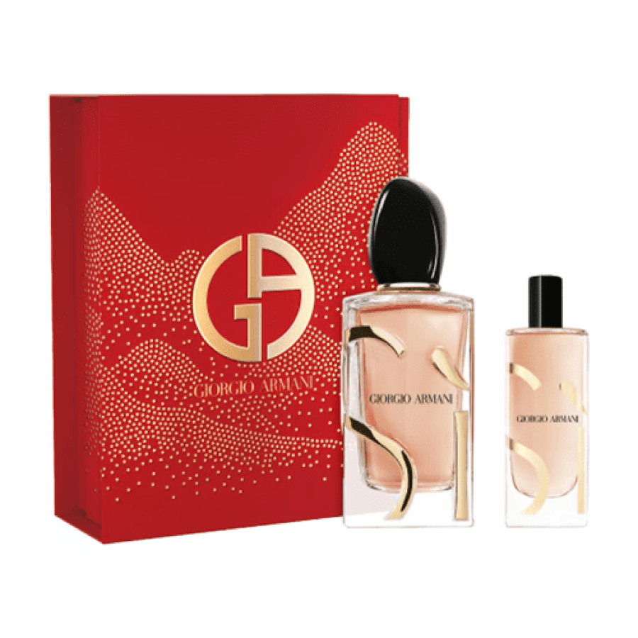 عطر أرماني سي إنتنس للنساء من Giorgio Armani مجموعة قطعتين وردي