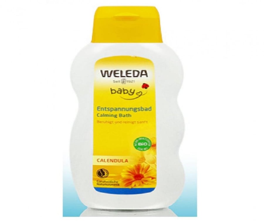 حمام مهدئ للأطفال من WELEDA بمستخلص الآذريون 200 مل