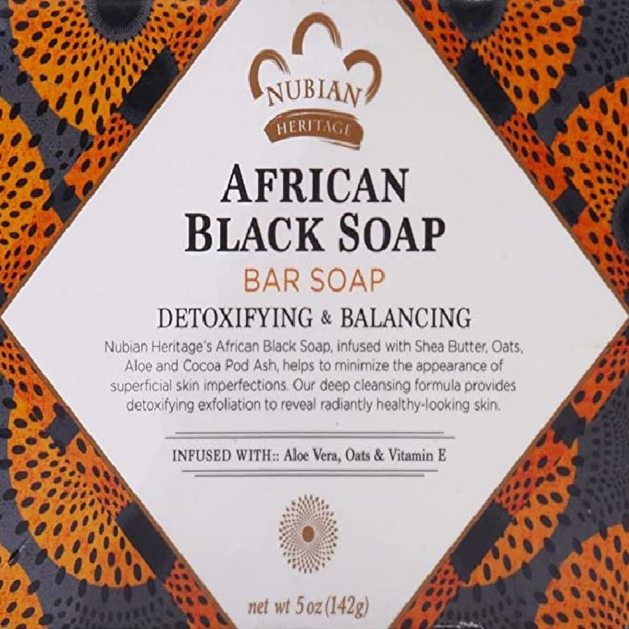 صابون أسود أفريقي من Nubian Heritage 5 oz 141g