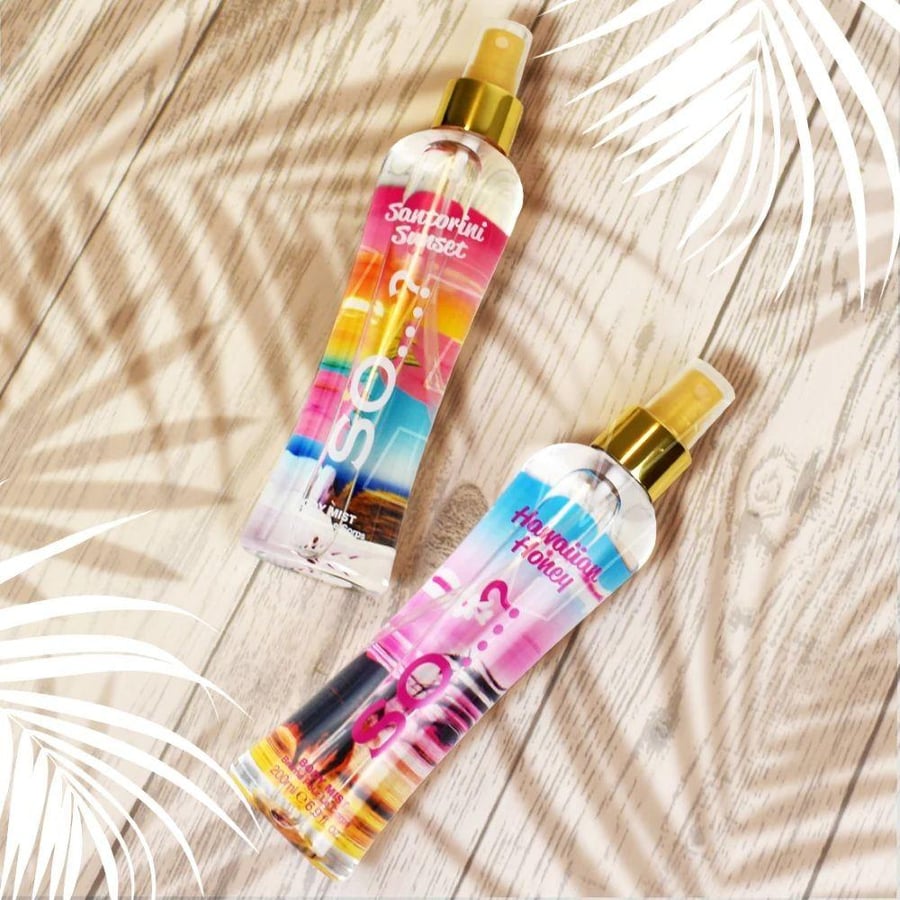 بخاخ معطر للجسم سو إكزوتيك هاواين هوني 200 مل بتصميم ملون