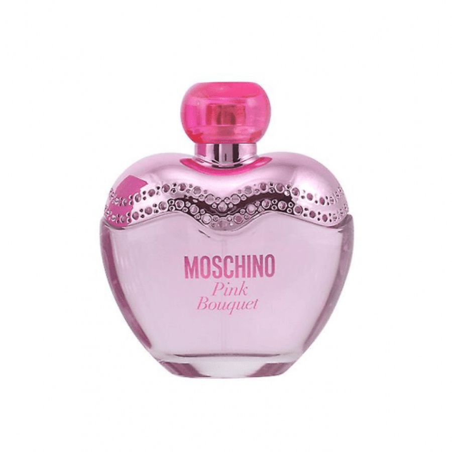 عطر او دي تواليت بينك بوكيه من MOSCHINO زجاجة قلبية وردي 5099