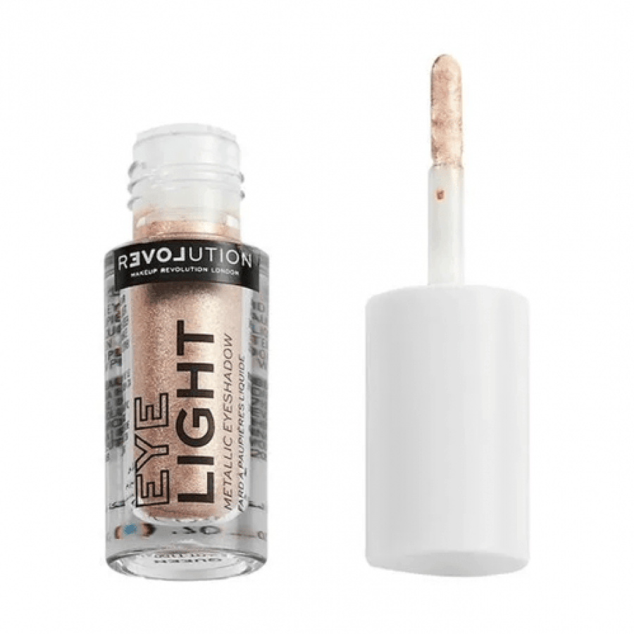 ظلال عيون سائل ميتاليك من Makeup Revolution روز جولد