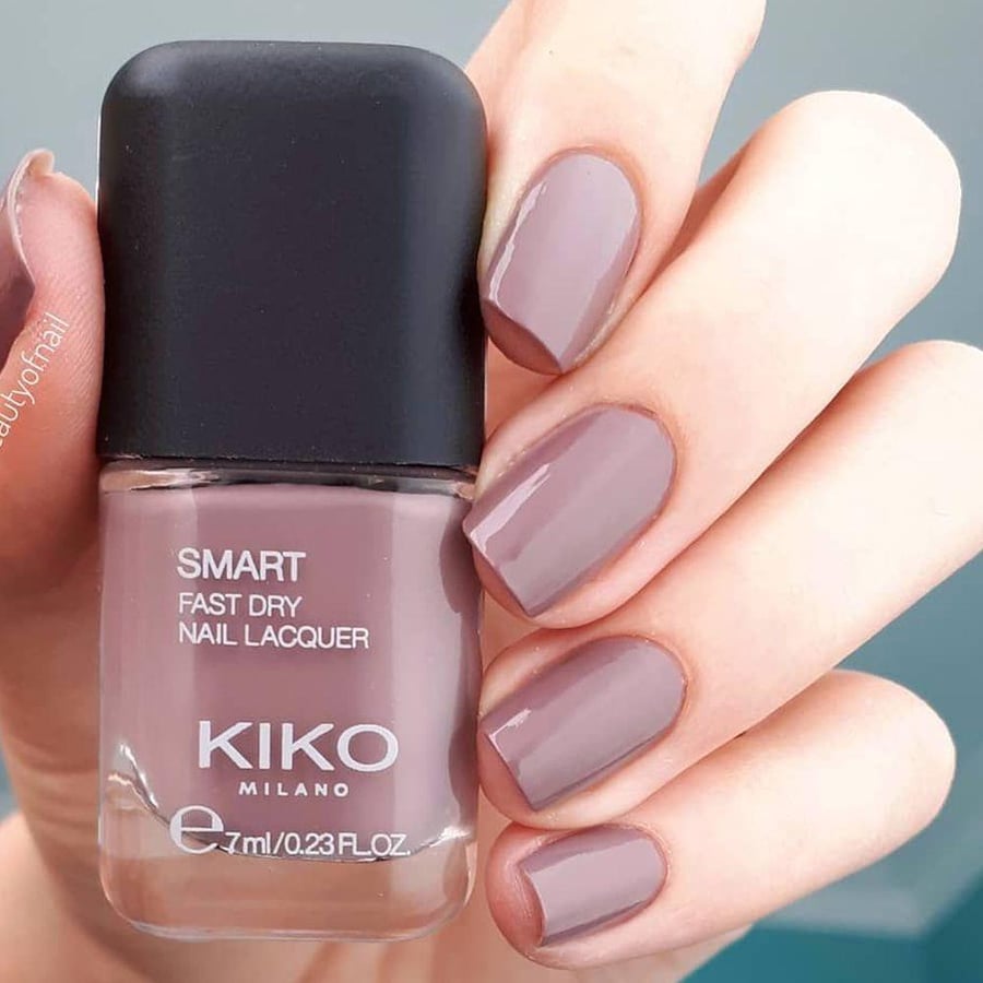 طلاء أظافر فاست دراي سمارت من KIKO ألوان ورديبنيرمادي 7ml