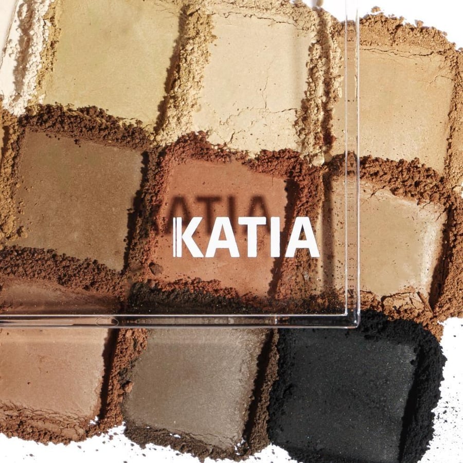 باليت ظلال عيون دايلي من KATIA 12 درجة ترابية وبنية