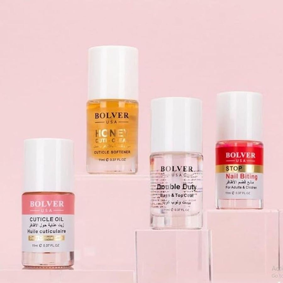 مقوي أظافر بقوة الألماس من بولفر BOLVER شفاف 11ml عبوة زجاجية