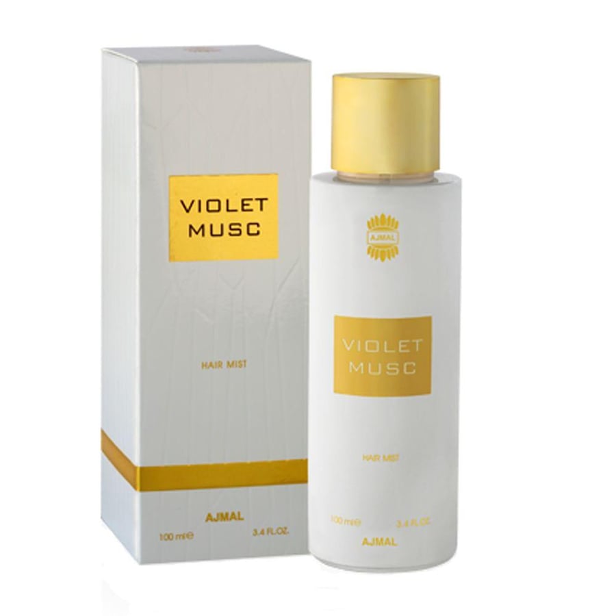 عطر شعر فيلوت مسك من أجمل Ajmal 100 ml عبوة بيضاء وغطاء ذهبي