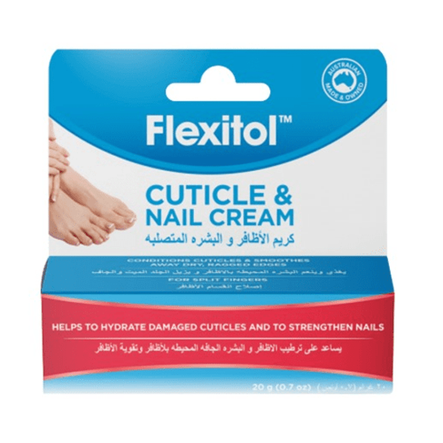 كريم الأظافر والجلد العناية المركزة من Flexitol 20 جم أزرق