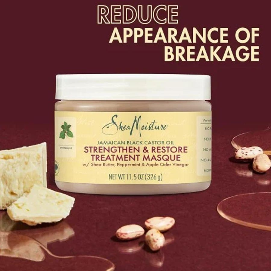 ماسك معالج بزيت الخروع الجامايكي الأسود Shea Moisture 326 غ