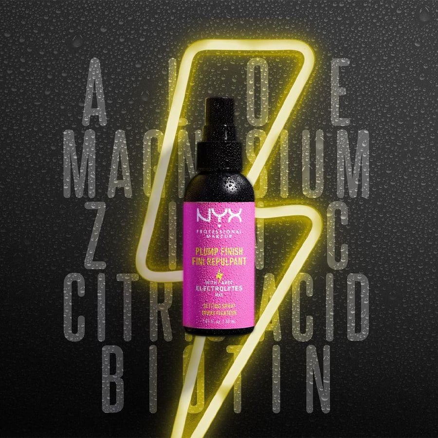 بخاخ مثبت مكياج بلمب فينيش من NYX 60 مل لتثبيت نضرة