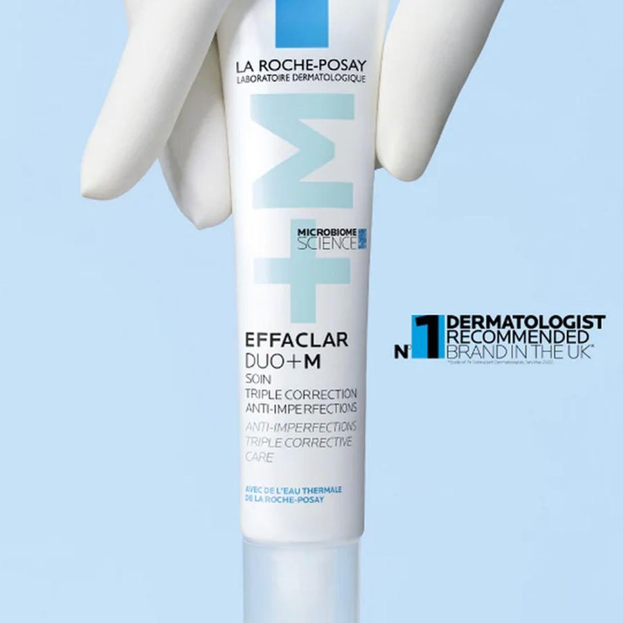 جل Effaclar Duo AM من La RochePosay 40 مل أنبوب أبيض
